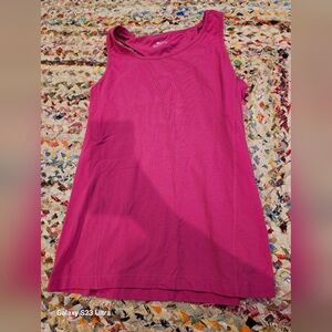 Columbia Fuchsia Sleeveless Top W/ Shelf Bra